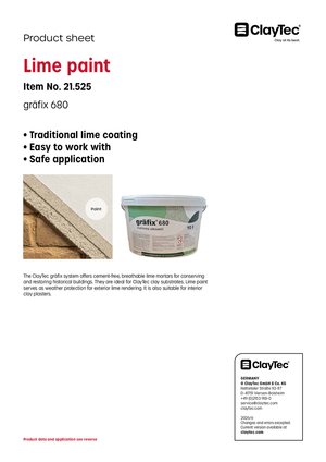 gräfix Kalkfarbe/Lime paint (product sheet)
