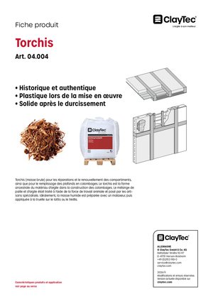 ClayTec Strohlehm/Torchis (fiche produit)