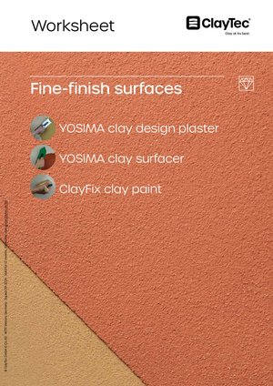 ClayTec Feine Oberflächen Arbeitsblatt/Fine Surfaces Worksheet