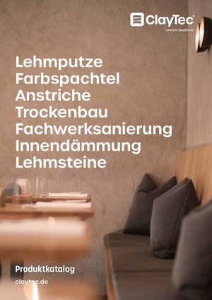 ClayTec allgemeiner Produktkatalog