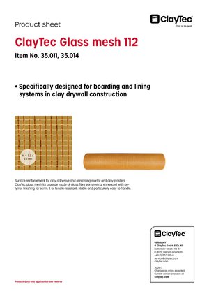 ClayTec Glasgewebe 112/Glass mesh 112