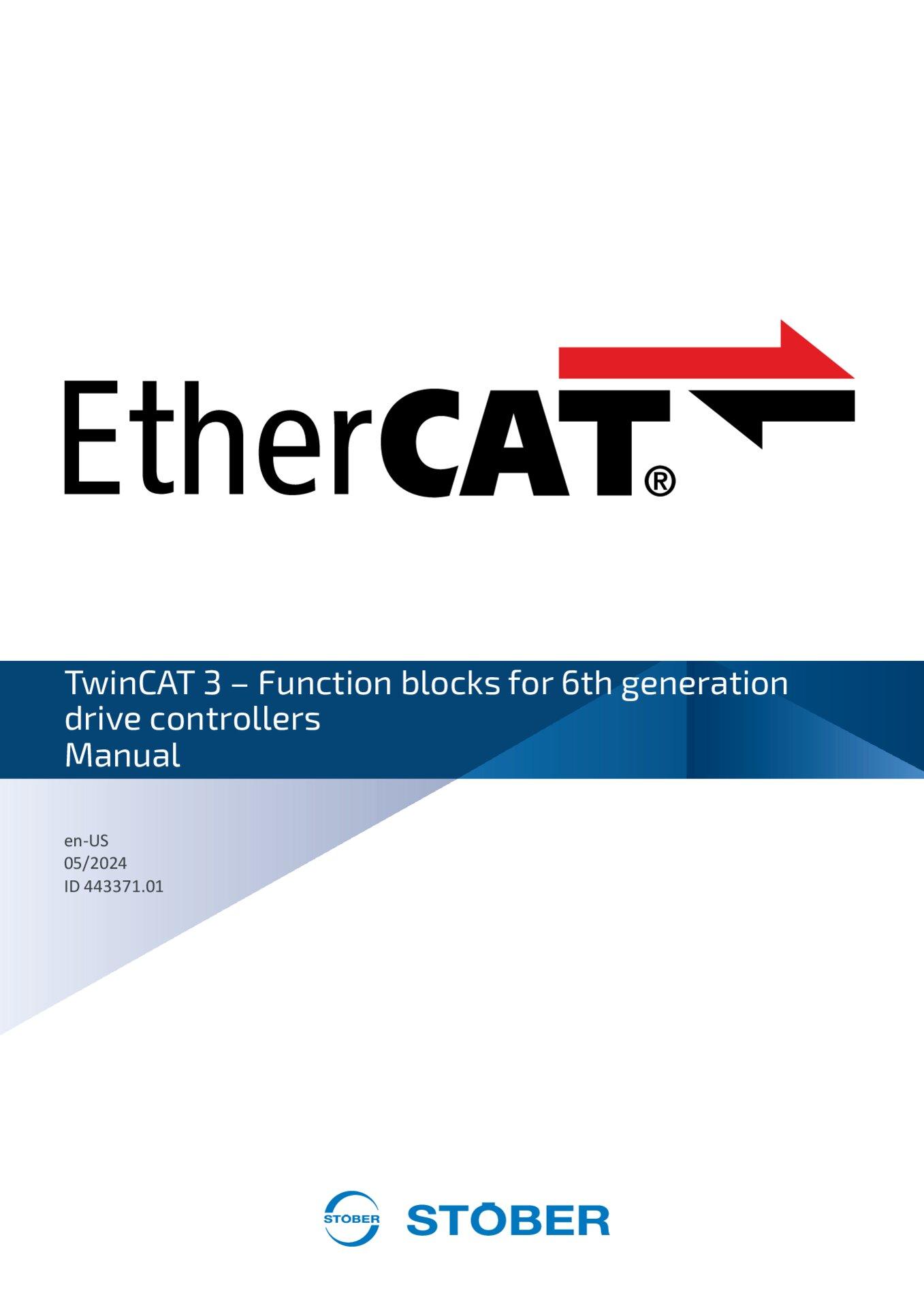 Manual STOBER TwinCAT 3 function blocks