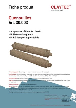 ClayTec Wickelstaken/Quenouilles (fiche produit)