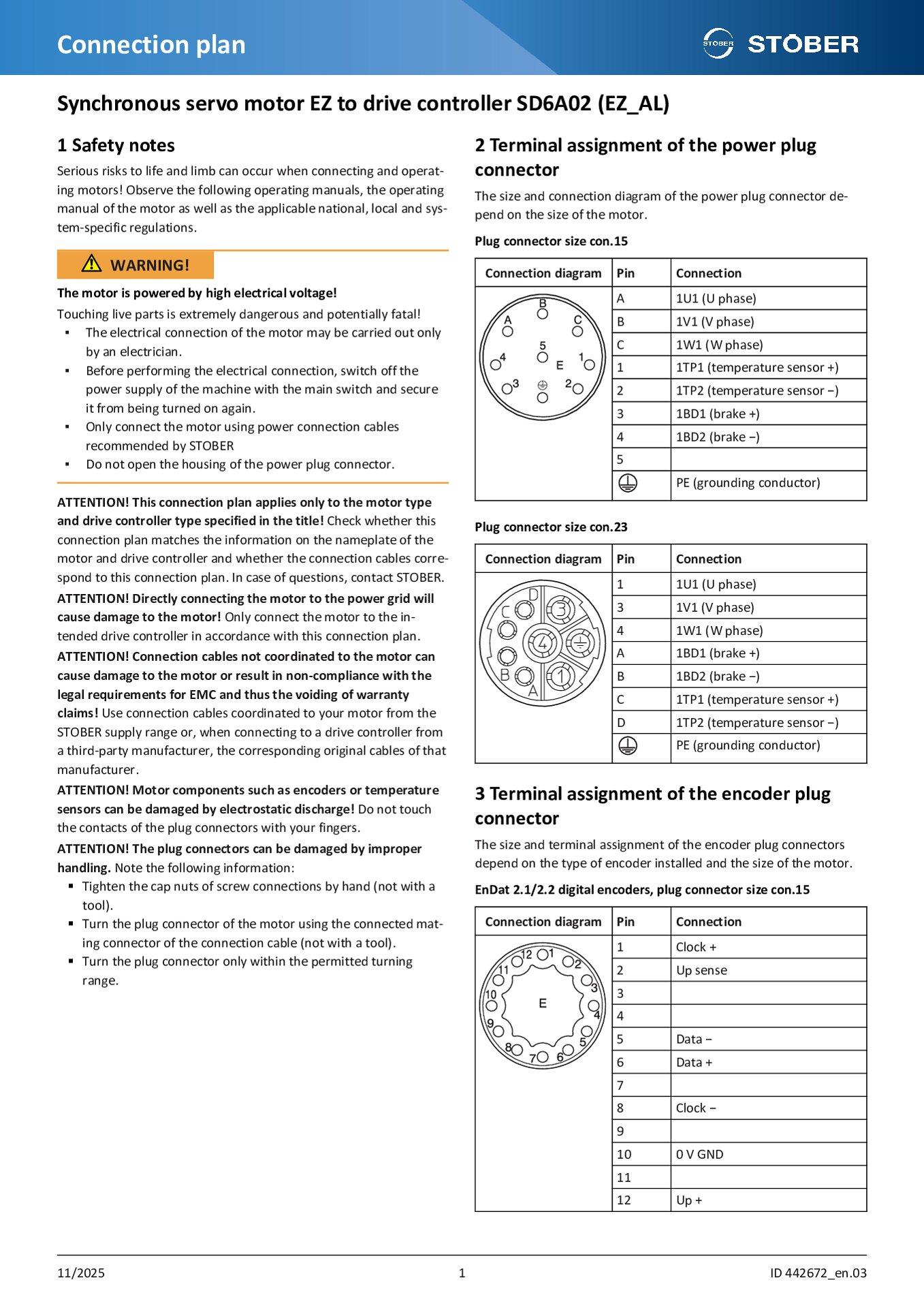 Connection plan EZ to SD6A02 (EZ_AL)