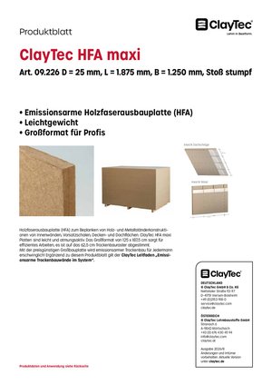 ClayTec HFA maxi