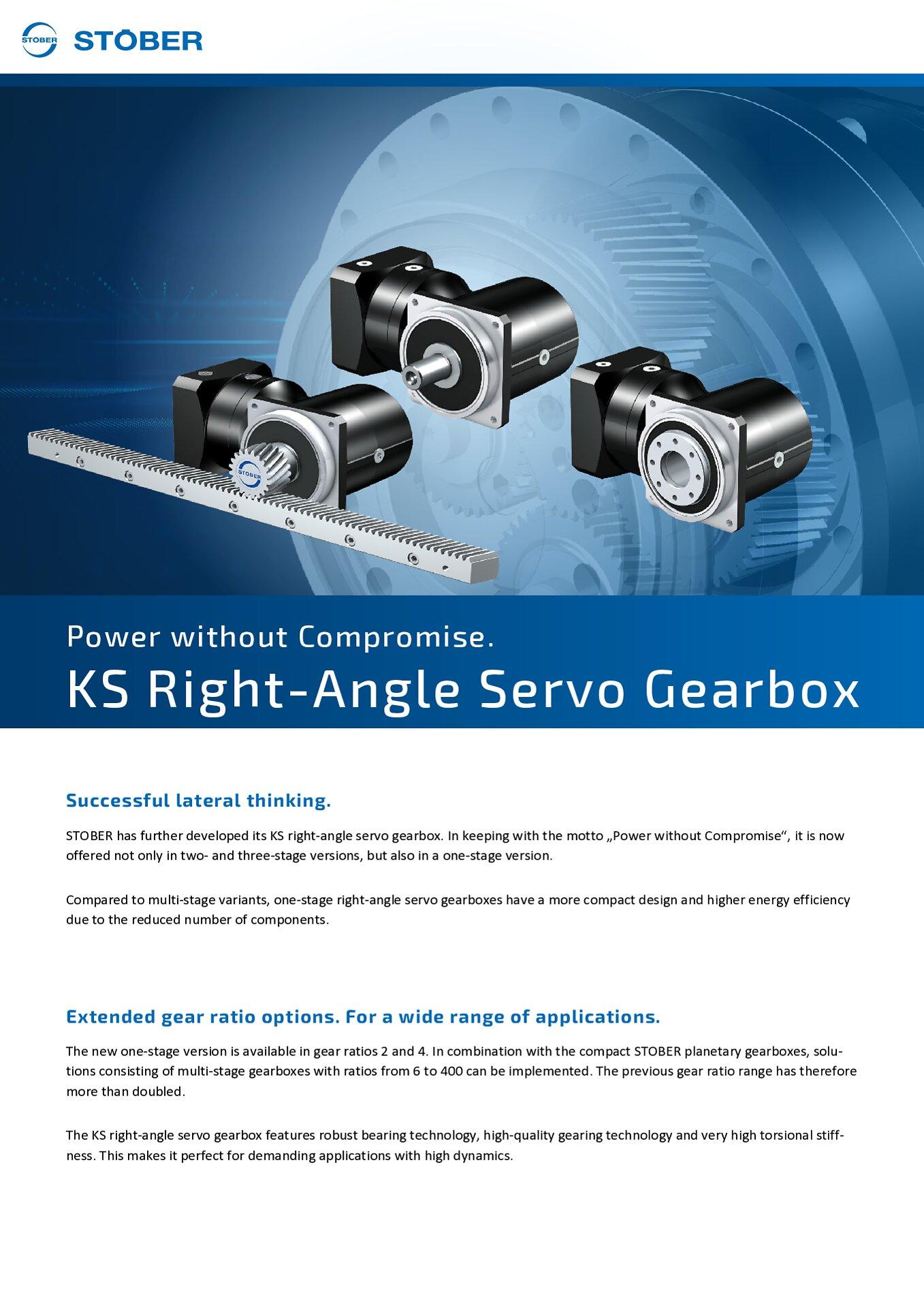 Flyer KS Right-Angle Servo Gearbox
