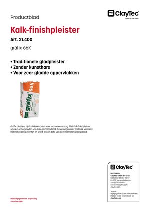 gräfix Kalk-Putzglätte/Kalk-finishpleister
