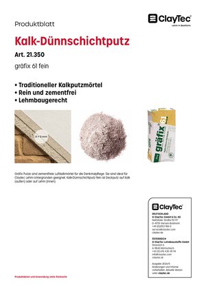 gräfix Kalk-Dünnschichtputz fein
