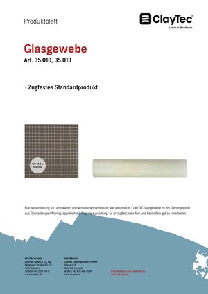 ClayTec Glasgewebe
