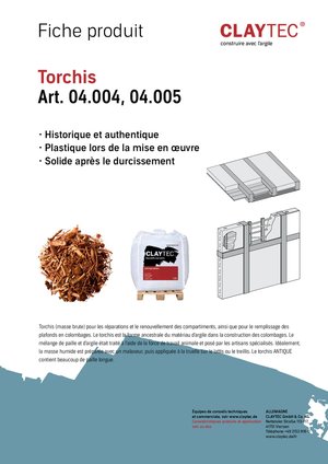ClayTec Strohlehm/Torchis (fiche produit)