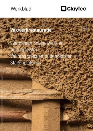 ClayTec Fachwerk Arbeitsblatt/Houtskeletwerk werkblad