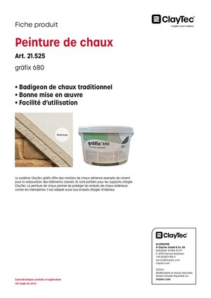 gräfix Kalkfarbe/Peinture de chaux (fiche produit)
