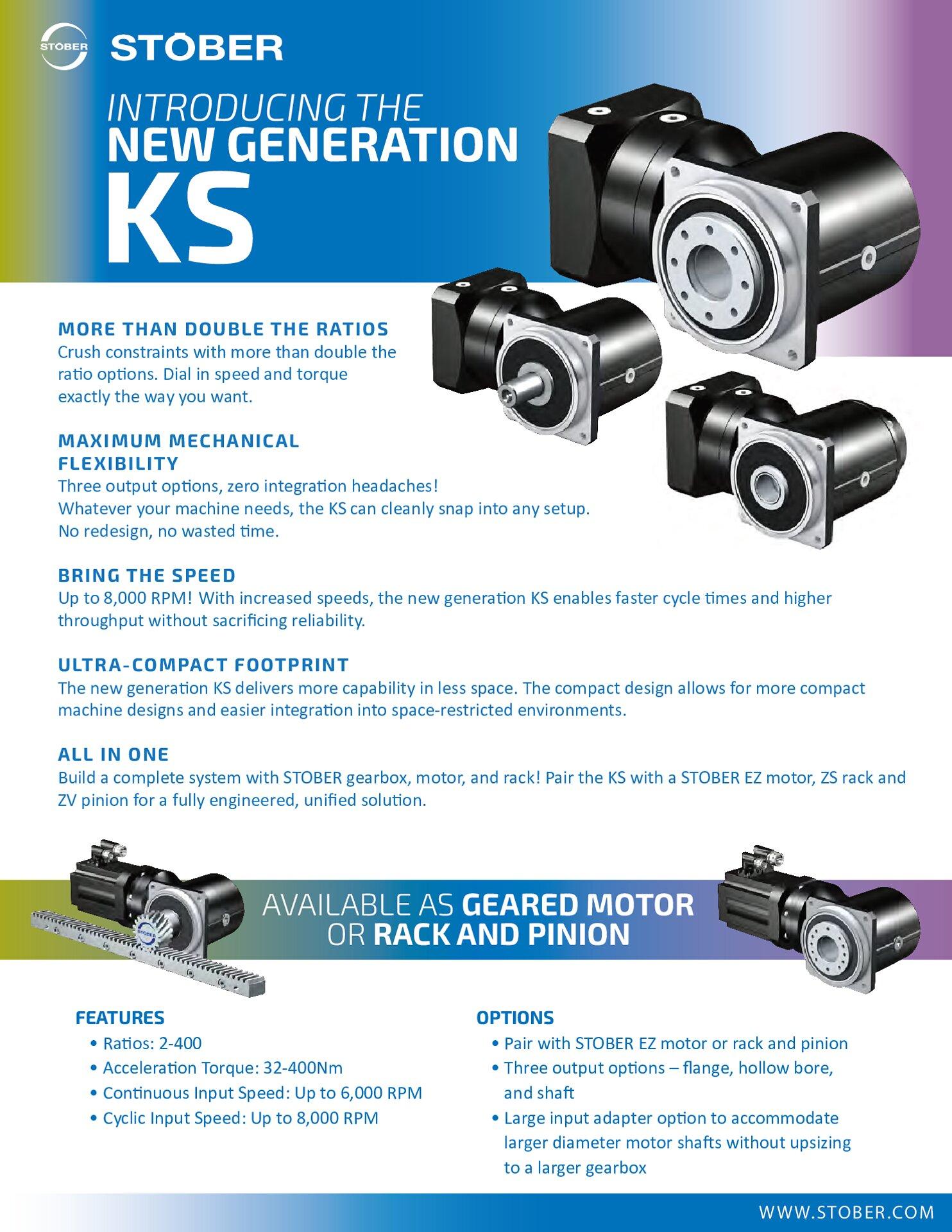 Flyer New Generation KS Servo Gearbox