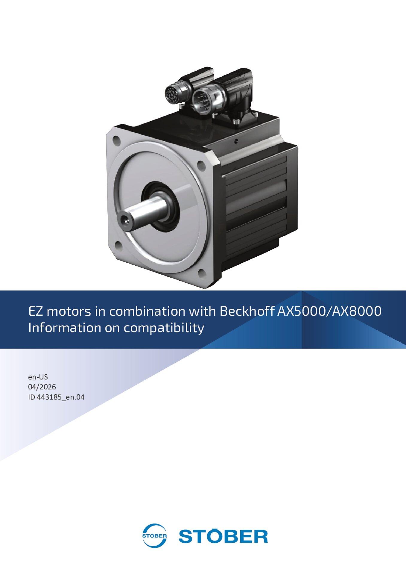 Information on compatibility EZ motors in combination with Beckhoff AX5000/AX8000