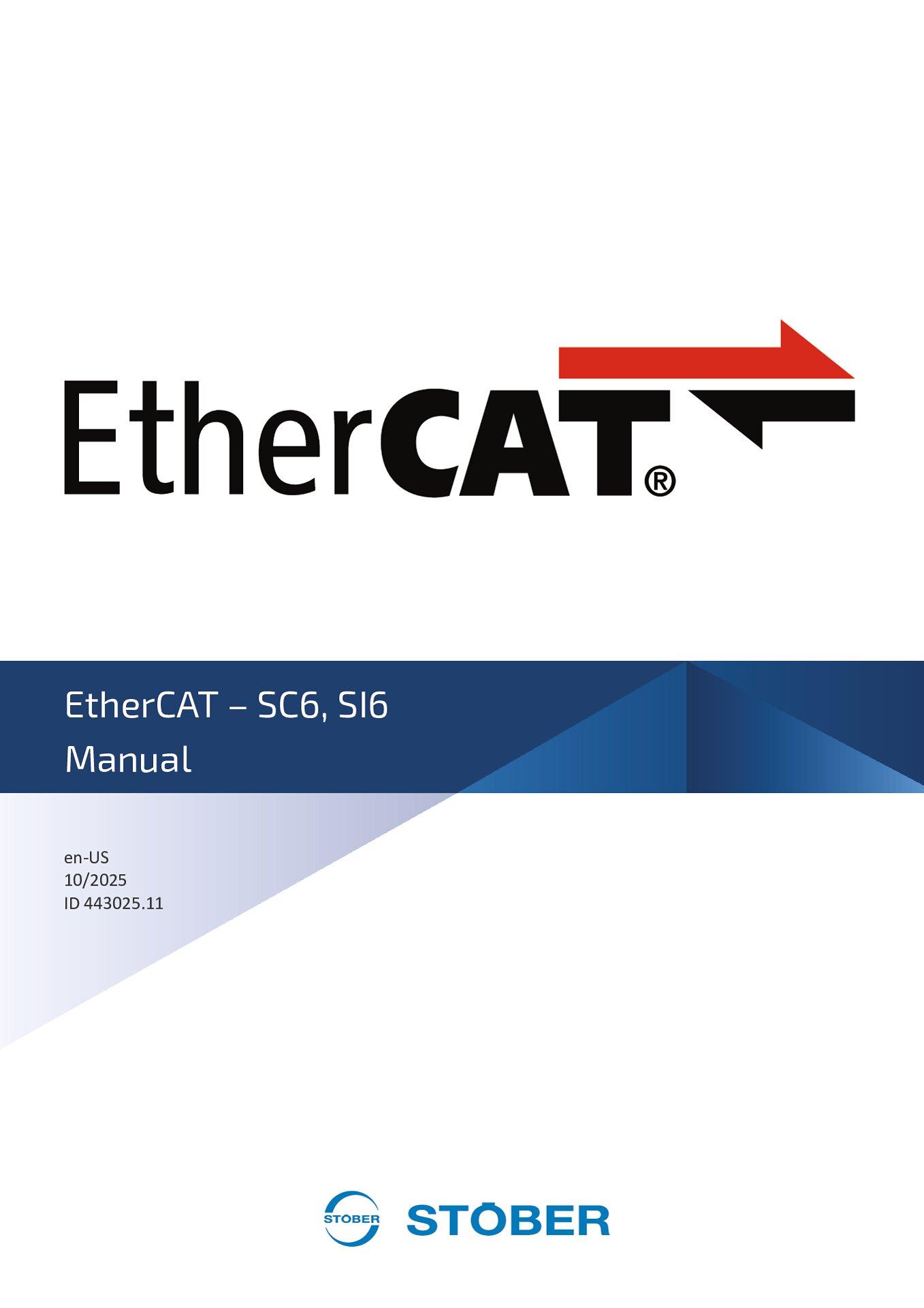 Manual EtherCAT - SC6 SI6