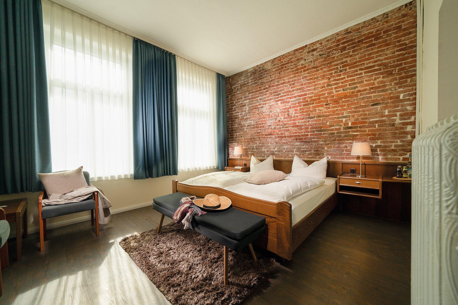 Hotelzimmer von Peters-Das Genusshotel in der Wingst