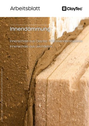 ClayTec Innendämmung Arbeitsblatt